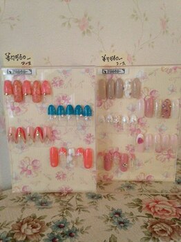 ネイルサロンアンドスクール プルミエラムール(Premier Amour)/定額アートコース￥７５６０-