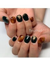 フラワーネイル 小山店(Fleur nail)/べっ甲ネイル