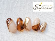 エスプレッソ アイビューティーアンドネイル 新百合ヶ丘店(Espresso)/べっ甲ネイル　べっこうネイル