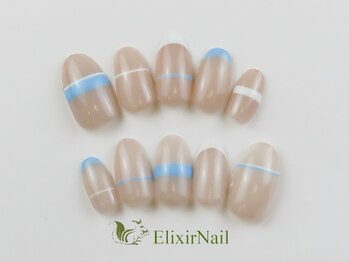 エリクサーネイル 神田(Elixir Nail)/シンプル/クーポン使用