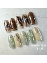 プライベートブライティ(Brighty)/天然石ネイル