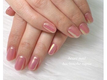 はあとねいる 八戸ラピア店/ピンクオーロラネイル