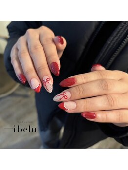 イベル 神戸三宮店(ibelu)/リボンネイル