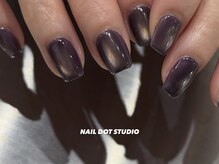 ネイルドットスタジオ 堺筋本町(NAIL DOT STUDIO)/紫マグネット