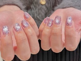 ホロフラワーネイル