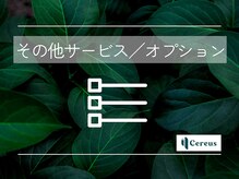 セレウス(Cereus)/●その他サービス／オプション