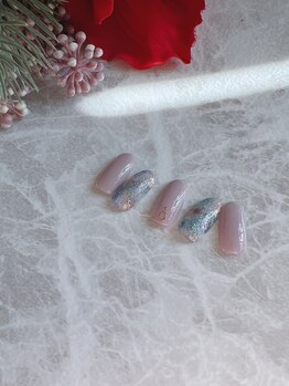 ミテソロ(mi tesoro)/2024年12月定額ネイル 6600