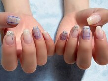 ネイリックス アヴェニール(NAILX avenir)/ブルーチェック