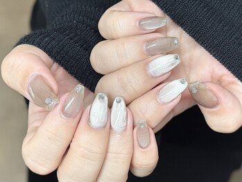 ヌル ネイル 堀江(NURU NAIL HORIE)/大人シンプルマグニュアンス★