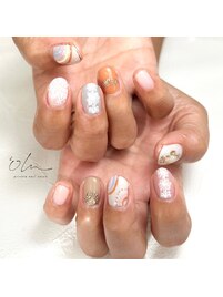 持ち込みネイル/手書きアート