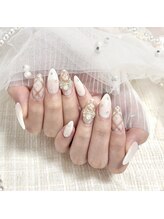 ミニョン(Minyon)/冬ネイル♪チェックネイル