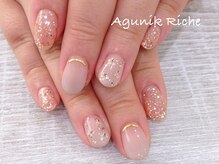 アグニークリッシェ(Agunik Riche)/【押し花ネイル】