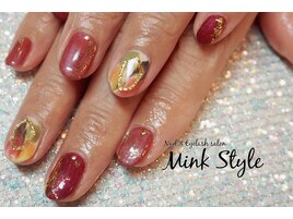 ニュアンスアートのお洒落ネイル