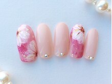 コエル(coel)/手描きフラワーネイル