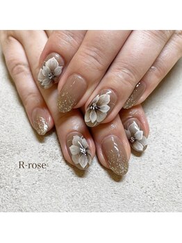 アールローズ(R-rose)/フラワーネイル ¥10142