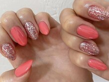 アロナ ネイルサロン アンド スクール(alona)/Barbieピンク♪