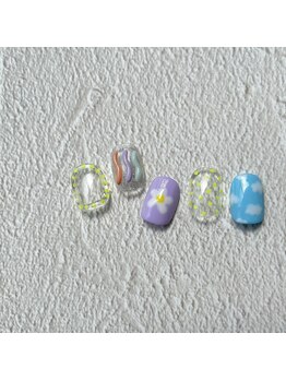 リファインネイル(refinenail)/韓国風カラフルネイル