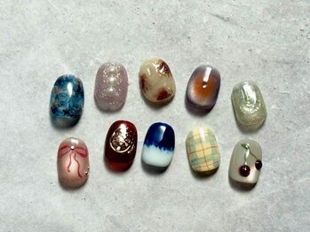 フラハ ネイル アンド アイ(Furaha Nail & Eye)の写真/<新規◇ハンド シンプルネイル3980円】>リーズナブル×高技術で行きつけサロンを見つけたい方におすすめ!