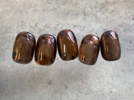 ブラウンニュアンスネイル