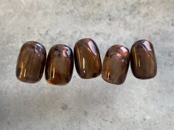 グラッドネイル 銀座店(GLAD nail)/ブラウンニュアンスネイル