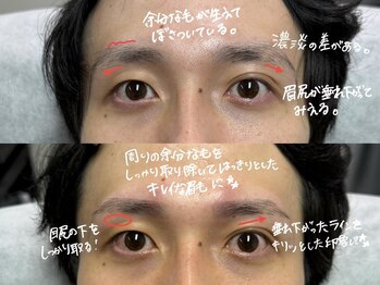 眉ラボ 新橋店/メンズ眉毛サロン眉ラボ　新橋店