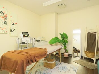 酸素岩盤浴ラビッシュ/個室空間で周りを気にせず脱毛