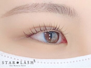 スターラッシュ 難波店(Star Lash)の写真/関西で圧倒的な人気店[オフ込]フラットラッシュOK★選べる毛質120本/濃密ケラチン上まつげパーマが大人気☆