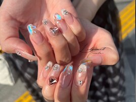 今年の夏は、 #うるうるネイル