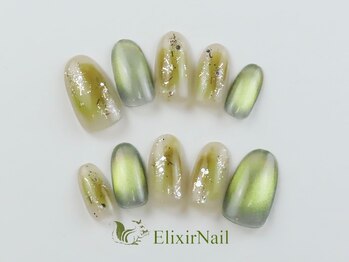 エリクサーネイル 神田(Elixir Nail)/シンプル/クーポン使用