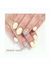 モコネイル(moco nail)/☆ワンカラー2本アート☆