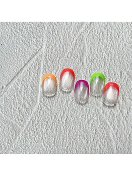 リファインネイル(refinenail)/ネオンフレンチネイル