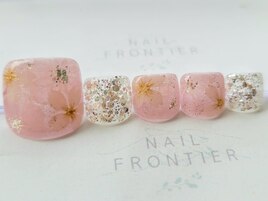 E奥行き手描き桜ネイル14980円