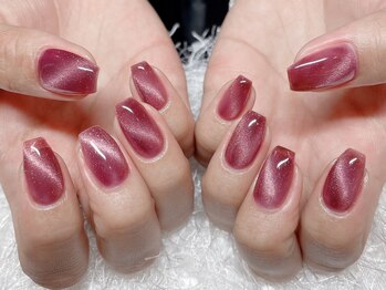 Cimple.nail【シンプル】ワンカラー/マグネット/定額ネイル/チップ長さだしの写真/★新宿に1/29NEWOPEN★3980円で叶うトレンドネイル♪安くてカワイイ最強コスパサロンが登場![韓国ネイル]