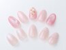 【Hand】BELL NAIL 定額B 人気デザインワンホン 綺麗め 上品 大人かわいい