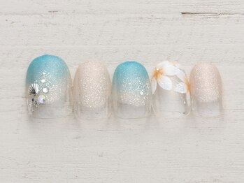 ノーネイル アゲオ イオンモール上尾(NO NAIL AGEO)/プルメリア ￥4990