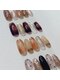 ボヌール ネイル(Bonheur nail)の写真/【毎月デザイン更新!!】3段階で選べる◎シンプル系からデザイン系まで幅広いデザインをご用意☆