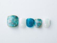 シャックジュール ボゥ(ChaqueJour Beau)/大理石風ネイル