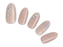 プラスネイル 銀座中央通り店(PLUS NAIL)/【499】ラメ×ストーン￥6,589