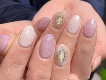 ネイルズ ララ(nails Lala)/パステルカラー。