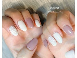 ニット☆ハートネイル