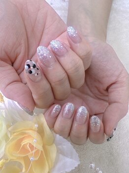 キャンアイドレッシー 東鷲宮店/ラメグラアート￥4200