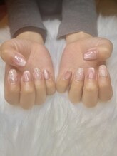 メゾンド シャルム カラット(maison de charme carat)/手描きリボンネイル