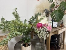 ネイルセッション(nail session)/観葉植物と季節のお花