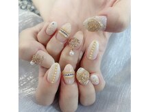 ひまりネイル(ひまりnail)の雰囲気（ストーン埋め尽くし・ワンホンパーツで持ち込みデザインも◎）
