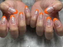 ミコ(MIKO)/ラメ　フレンチ　ネオン