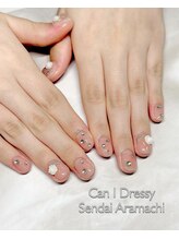 キャンアイドレッシー 仙台荒町店(Can I Dressy)/ワンホン￥6,500お客様ネイル