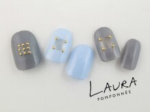 ローラポンポニー(Laura pomponnee)/くり抜きネイル