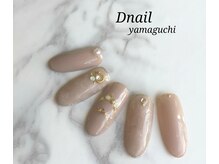 ディーネイル(Dnail)/上品なタイダイ柄をアクセント！