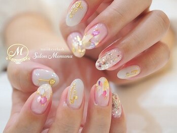 モモナ/大人ニュアンスネイル