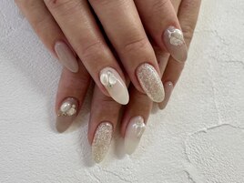 【前田】パール＆シェルネイル♪